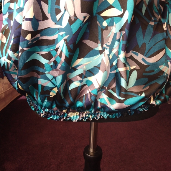 Women's blue blouse large - Picture 2 of 4